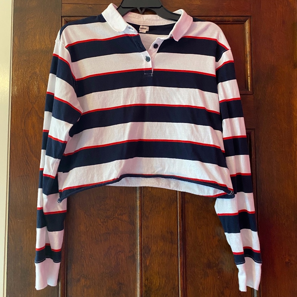 Garage Striped Crop top